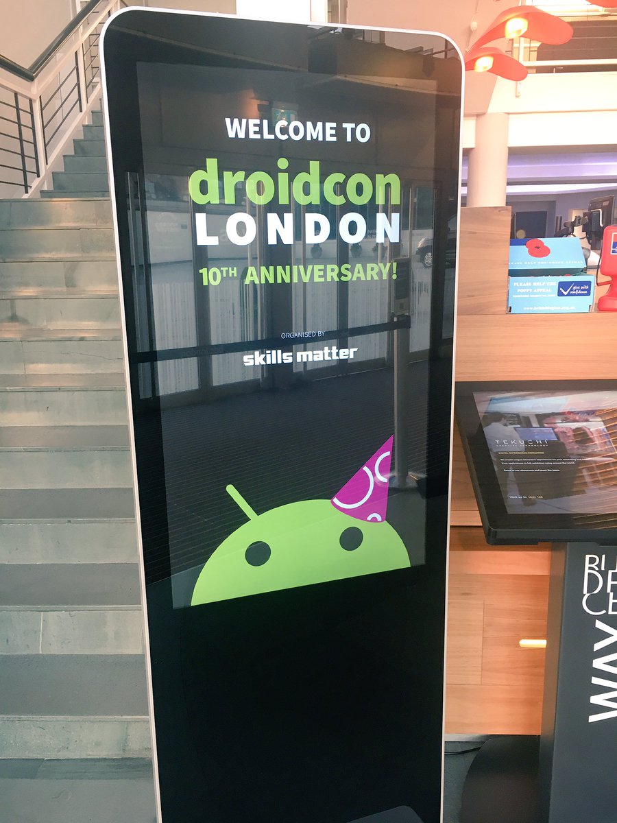 We are almost ready! Set-up day for our birthday droid 🎉🎂💚 Can’t wait to meet you all tomorrow or tonight at early registration (5-7pm) #droidconUK #android #mobile #appbundle