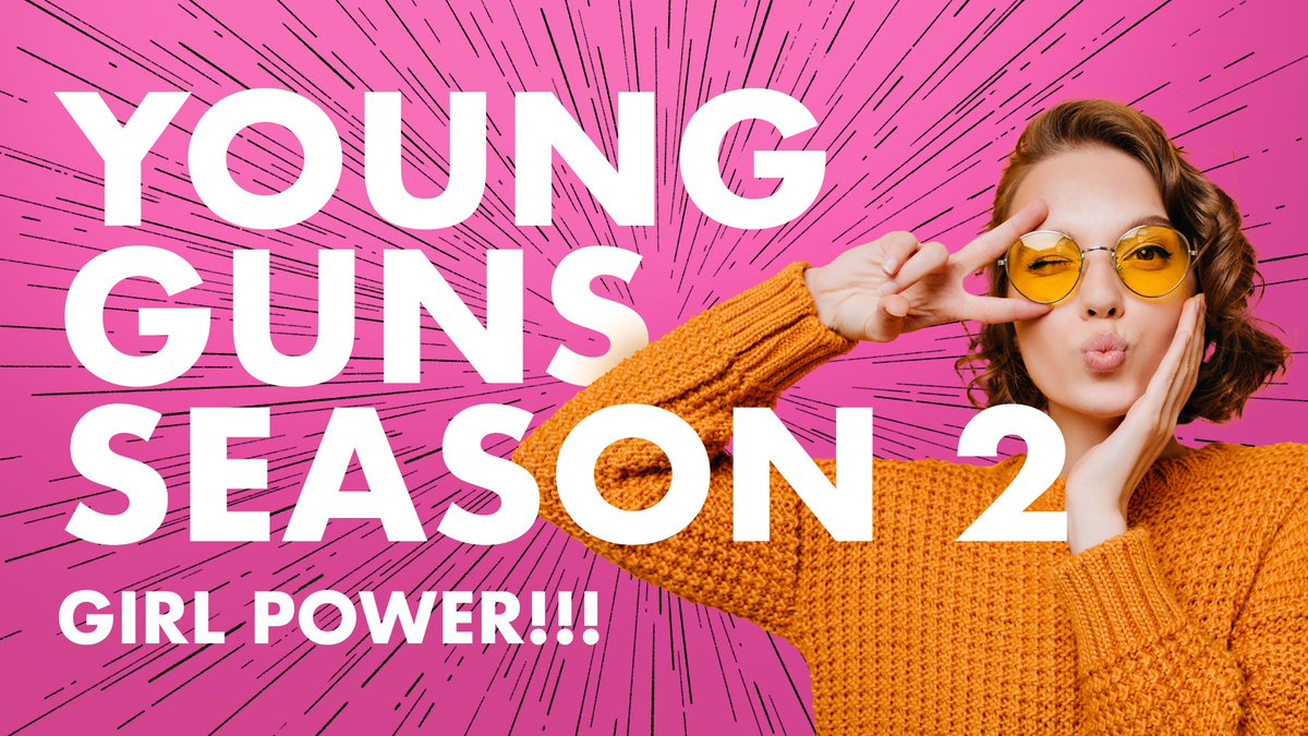Fair warning! 
We are looking for 5 women to participate in Young Guns Season Two. Must be 16-23 yrs old, edit/shoot video, fun, authentic personalities, so bring it! Have a friend that would be perfect? Tag them. DM me if you're interested. Look forward to meeting you.