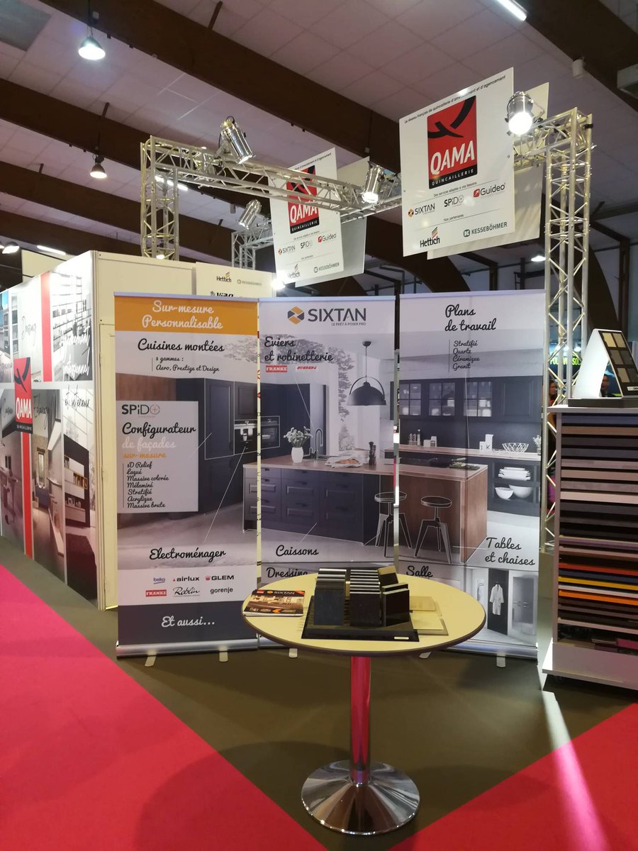 QAMA Quincaillerie (@qamafr) on Twitter photo Nous sommes bien installés hall 5 Stand D49 ! Venez échanger avec nous sur nos produits #hettich @fastmountnz  #siro #valli&valli <a href="/KErgonomics/">Kessebohmer Ergonomics</a> #artibat2018 Nous sommes bien installés hall 5 Stand D49 ! Venez échanger avec nous sur nos produits #hettich @fastmountnz  #siro #valli&valli <a href="/KErgonomics/">Kessebohmer Ergonomics</a> #artibat2018
