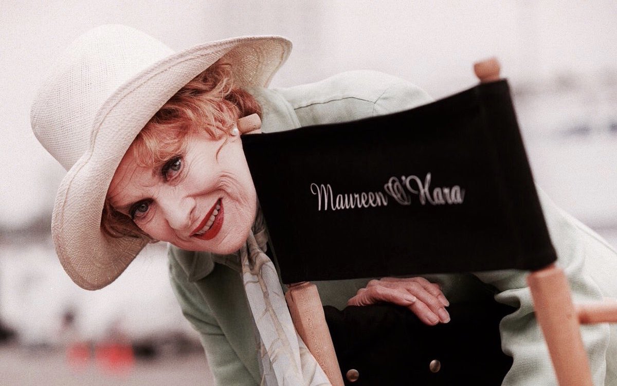 retrochenta's tweet photo. Hoy hace 3 años que nos dejó Maureen O'Hara, una de las grandes actrices del cine clásico. https://t.co/m5wHtSBIaQ
