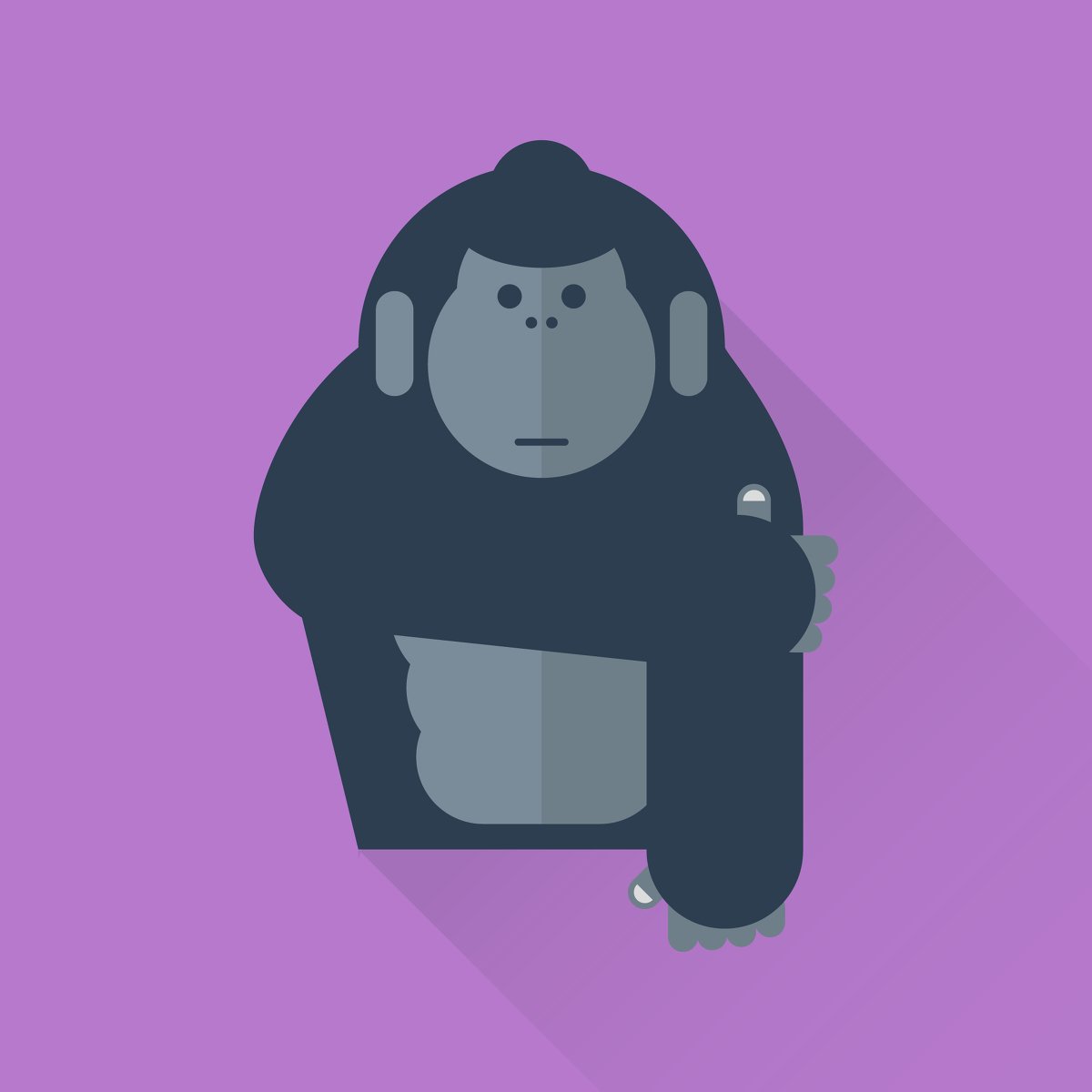 いちぼ君 イラストお仕事募集中 Ar Twitter 左腕が弱点のゴリラ