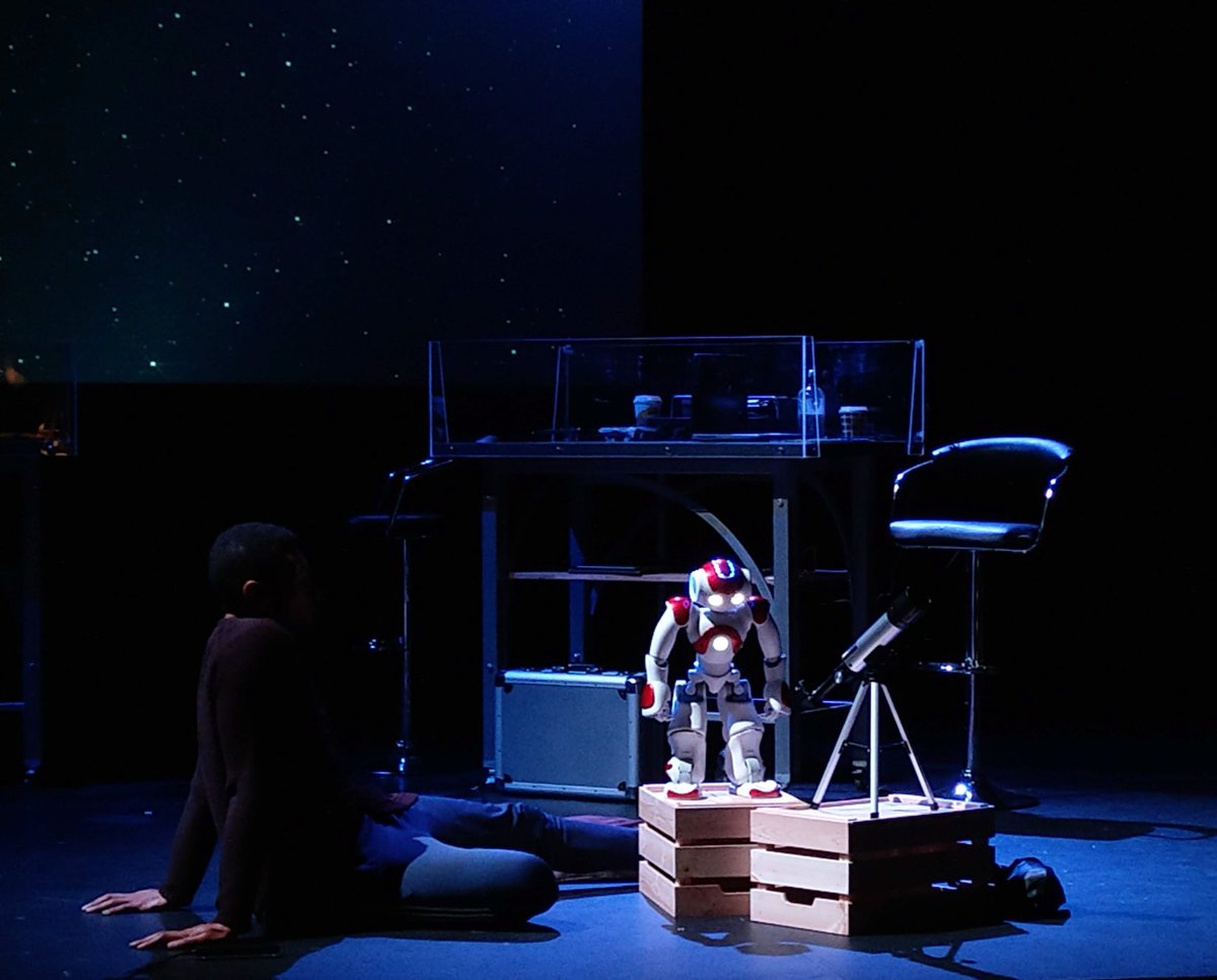 Hello World! It's Betti here reminding you that we have two performances of About a bot this Saturday the 27th of October. 2.30pm and 7.00pm. <a href="/CORNERSTONEfun/">Cornerstone</a>  Here is a sneaky peak at me doing some acting with my brilliant co-star <a href="/arunblair/">Arun Blair-Mangat</a> It's a fun show for all the family!