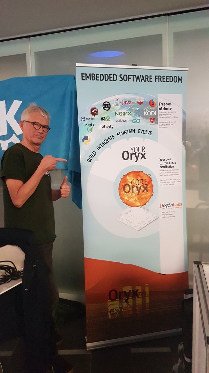ToganLabs's tweet image. Hello from #ELCE and the #ossummit! Pop over and have the chats with us about Oryx Linux, embedded consulting, and tons more 😊