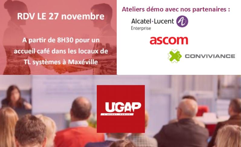tlsystemes's tweet photo. Matinée d'informations UGAP le 27/11. Au programme : Communications Unifiées, Solutions d'appels infirmières et fin du RTC.
Inscrivez-vous dès maintenant : https://t.co/dAa4n891lf

#ugap #telephonie #marchepublic #servicepublic https://t.co/OPbdPtIcDW