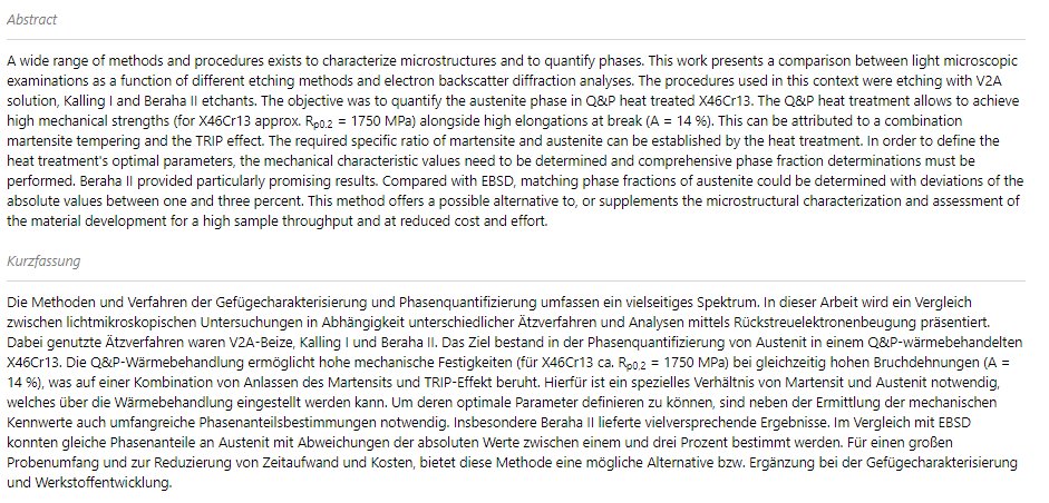 Science_Open's tweet image. ‘#Microstructural Characterization of #Martensitic Q&amp;amp;P #Steels – a Comparison of Etching Techniques and #Electron #Backscatter #Diffraction’, a @hanserliteratur article on #ScienceOpen: 
scienceopen.com/document?vid=8…