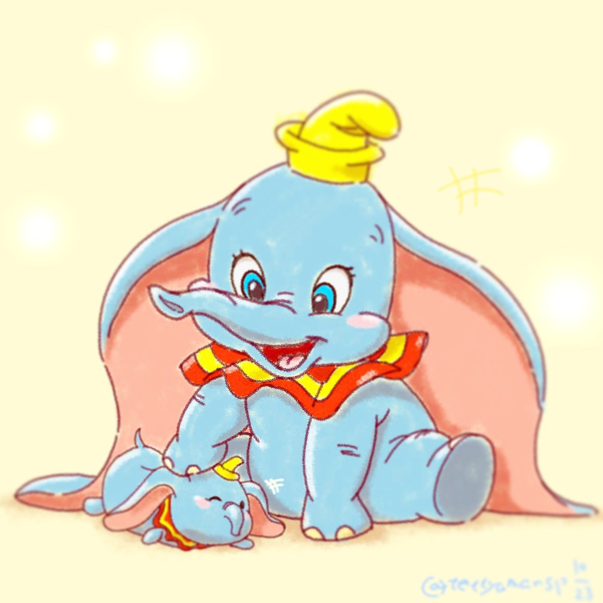 23日はダンボのスクリーンデビューだったのでかき集めたらあんま書いてなかったです 唯一無二のてつし クリエイターの住みやすい世界へ のイラスト