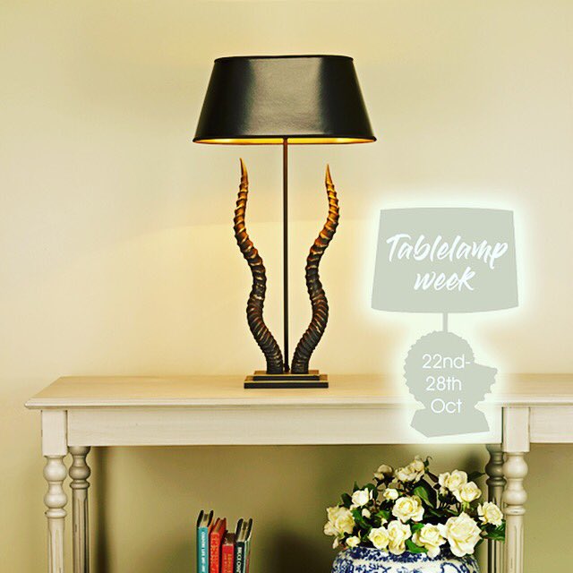 LightahomeUK's tweet photo. It’s #tablelampweek @ Lightahome so if you’re thinking of buying a new table lamp, before you go and buy one of those generic ones from a chain store, have a look at a lamp that will enhance your room as well as light it! #conehometocosy https://t.co/jwRCjDAUVs