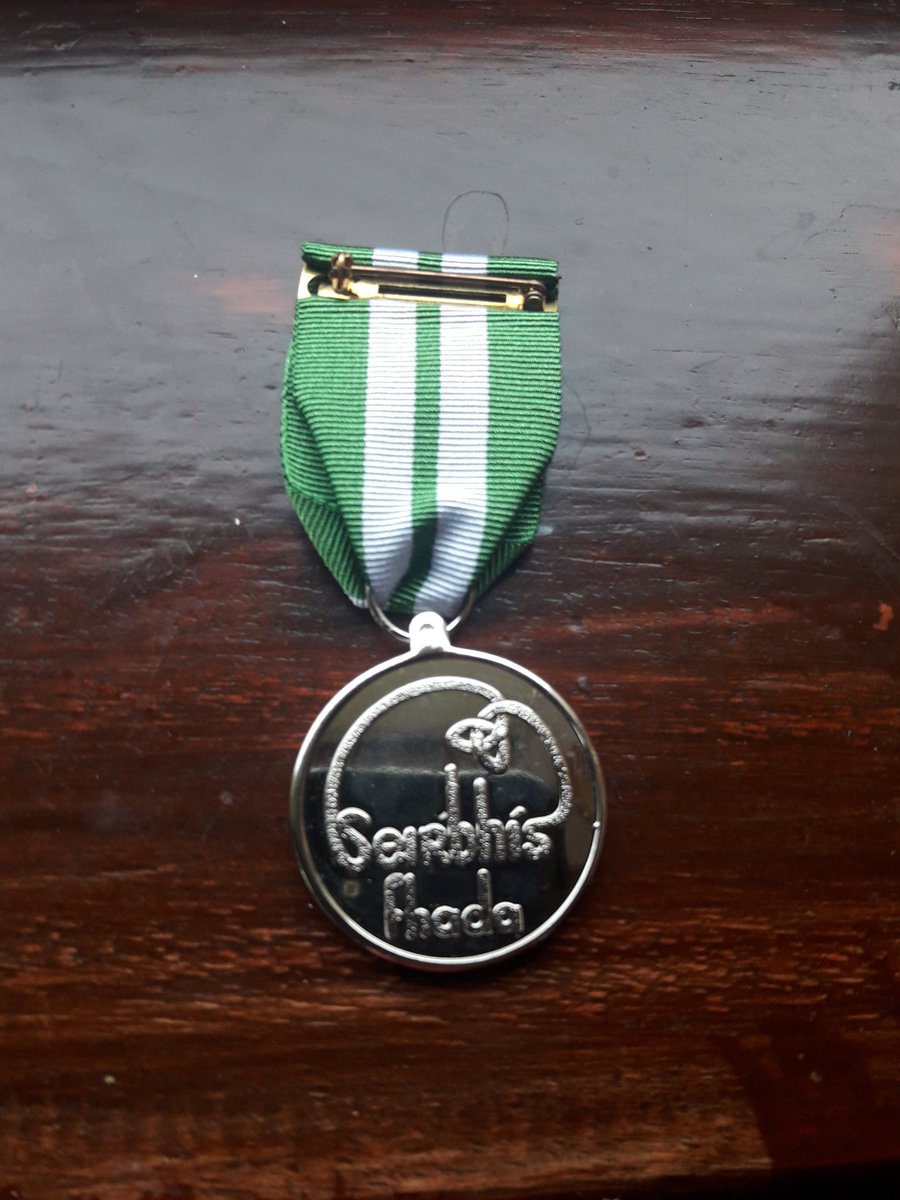Eugeboland's tweet image. An Garda Siochána Long service medal #timeisflying