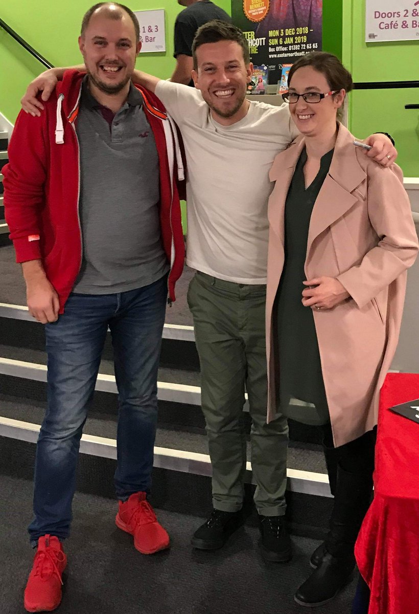 CraigAllin's tweet photo. Still BUZZING after seeing this legend last night. The wife and I found alot of similarities and laughed so much! Thank you @IAmChrisRamsey #greatgig #thejusthappytogetoutthehousetour https://t.co/72UMz5Xs15