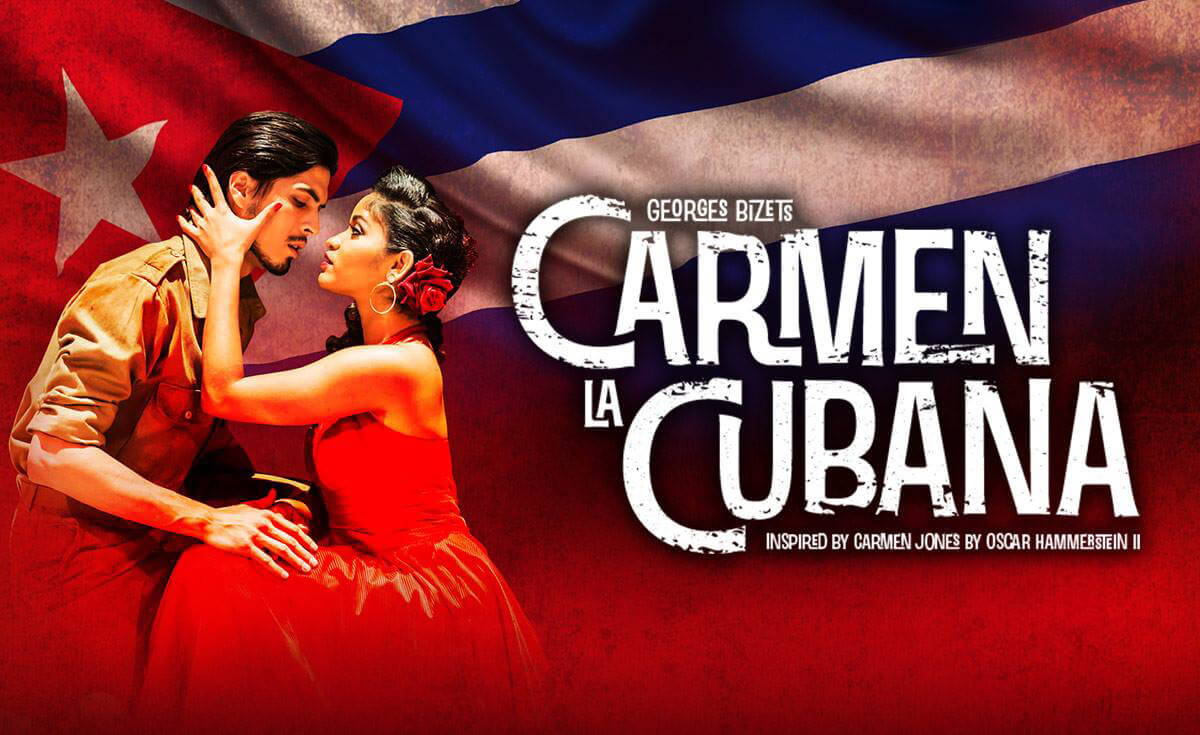 Musicaldatabase's tweet image. Nieuw/verwacht in De Musicaldatabase: Carmen la Cubana met muziek uit Georges Bizet's opera en orkestraties van @LacketyLac. Vanaf 25 januari in @delamartheater. Productiepagina: musicaldatabase.nl/producties/746…