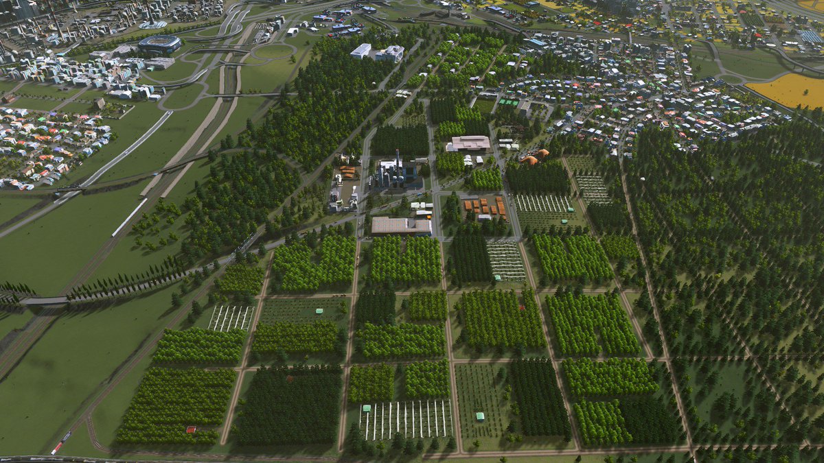 Cities Skylines On What Type Of Industries Will You Be Focusing On Here Some Great Forestry Industry From Bullit85 On Reddit
