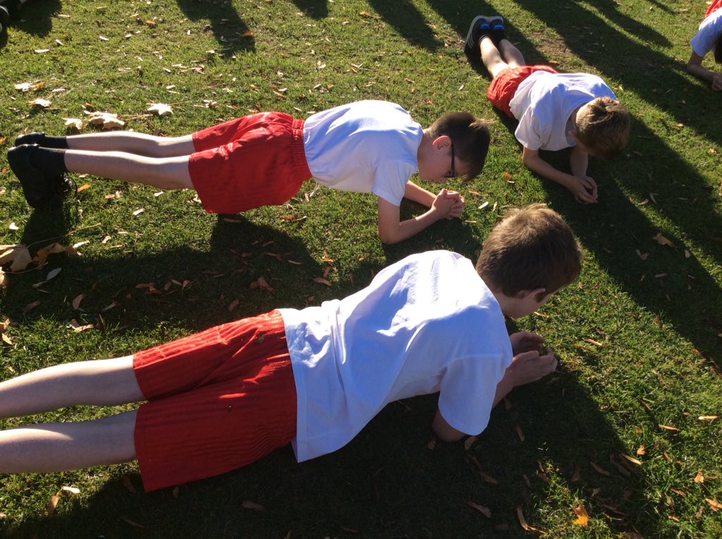 SwinemoorSchool's tweet photo. Y5/6 pupils competing in the plank challenge. https://t.co/NijKFdfeZP