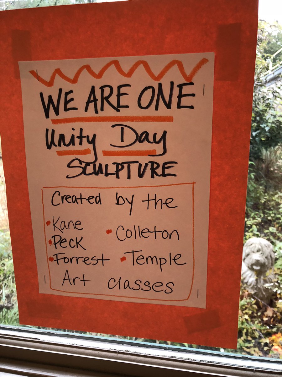 Amazing art sculpture for unity day!