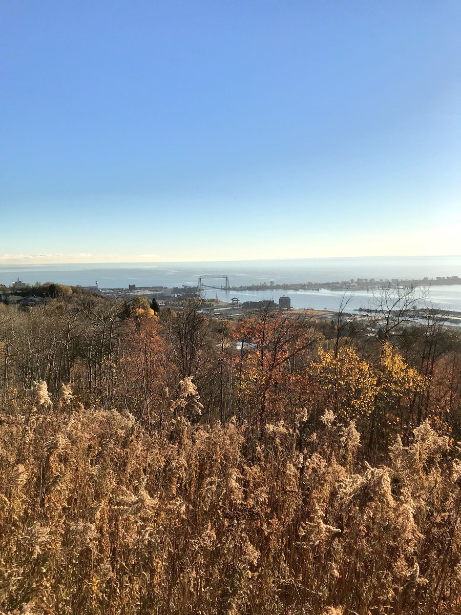 Good Wednesday morning to you from Skyline Parkway! ☀️ This section of the Scenic Byway recently reopened following a closure for repair this summer. Happy to have this view back! #AuthenticDuluth #OnlyinMN