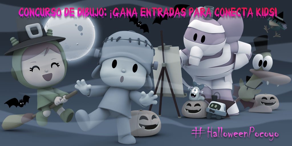 Pocoyo en Español Twitter'da: "1. Haz un dibujo relacionado con y Pocoyó. Súbelo a tu perfil de Facebook, Twitter o Instagram y el hashtag #HalloweenPocoyo. Menciona nuestro perfil