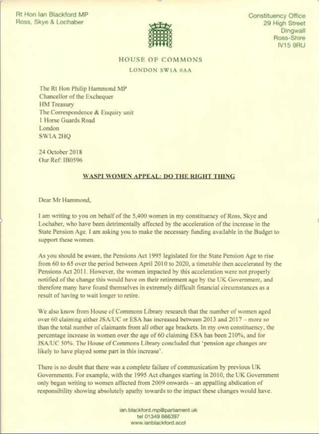 blackfordian1's tweet image. As next weeks budget approaches @theSNP is once again calling on the @GOVUK to do the right thing and make funding available to support the women effected by the acceleration of the increase in the State Pension Age.

@PhilipHammondUK give justice to the women of @WASPI_Campaign_