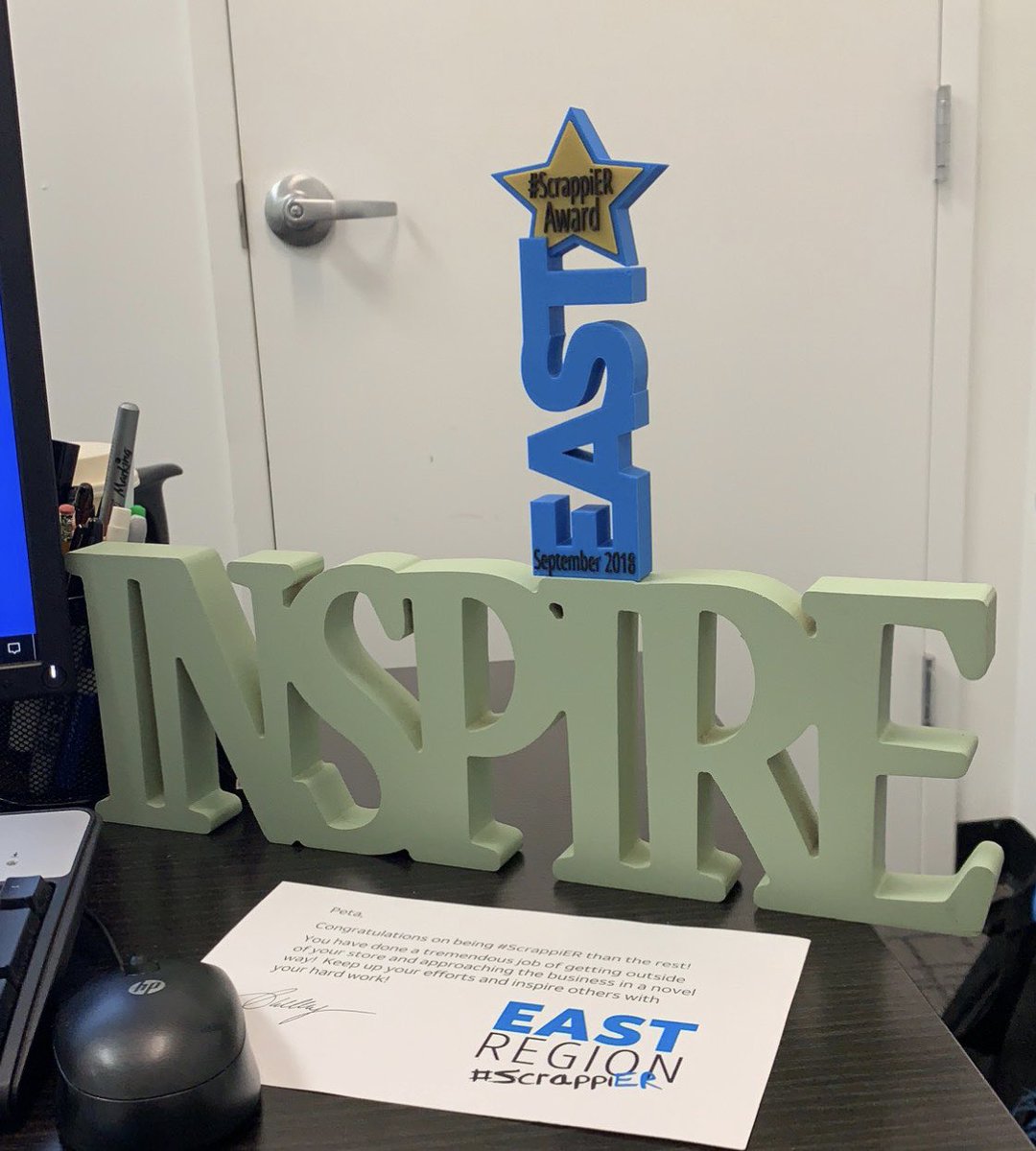 preciouszmoment's tweet photo. #ScrappiER What a GREAT way to start my day! Thank you @_Shelley_G! “Wake up with determination. Go to bed with satisfaction.”-Winning in the East! @jemeFL @CristySwink @Rainey_5335 https://t.co/GSQ0LFx4tF
