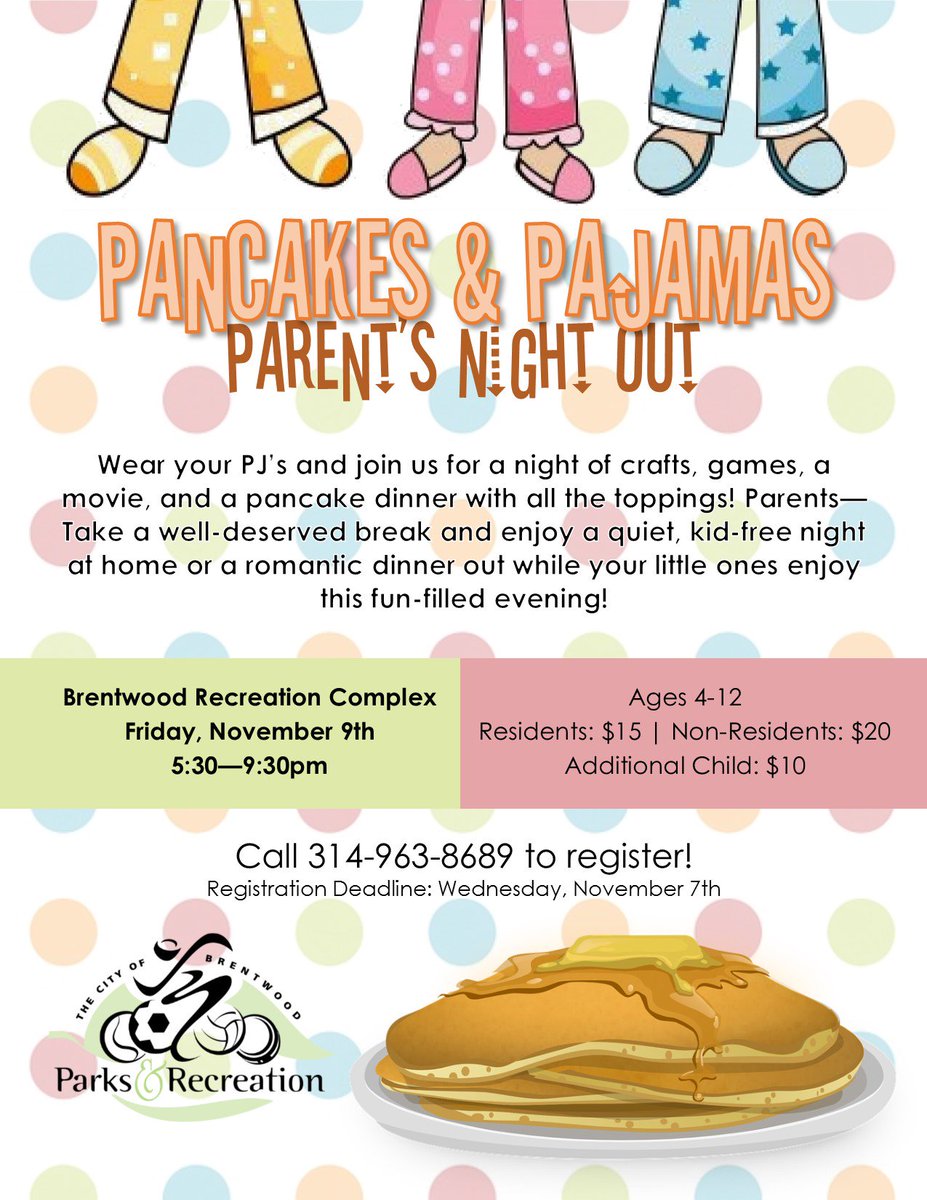 JosephSeastrom's tweet photo. @McGrathElem Pajama Day! So fun! We've got some pancakes to go along with those PJ's coming up at @brentwoodrec Check it out! https://t.co/PQXbaOGDgh