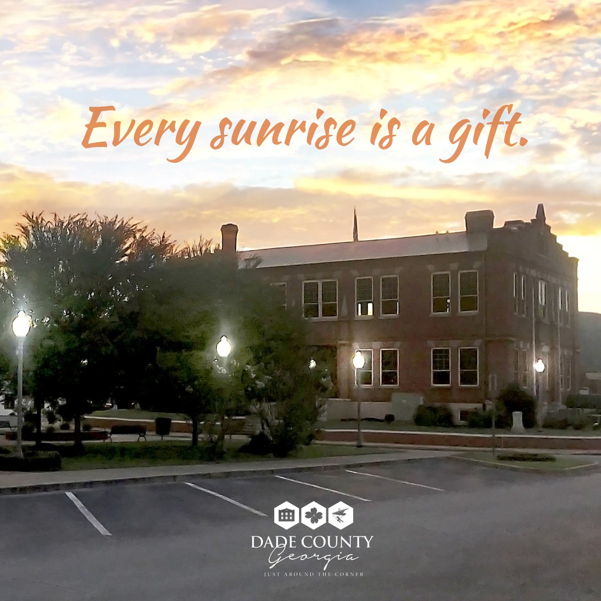 dadecountygov's tweet photo. Every sunrise is a gift.
#DadeCountyGA #WednesdayWisdom #sunrise https://t.co/HCwG4F5QoJ