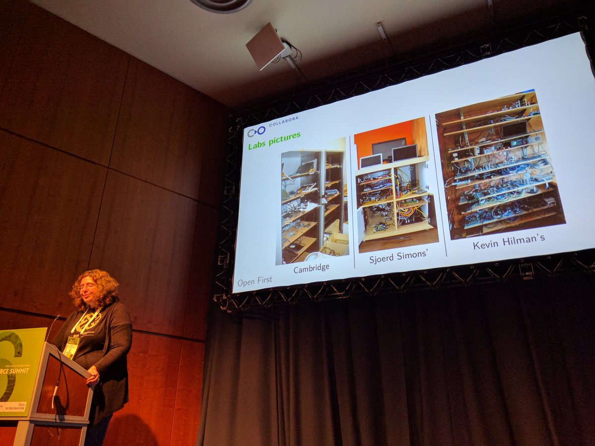 zumbido's tweet image. #kernelCI labs for #testing and #qa #linux kernel at #LFELC presentation by @Collabora