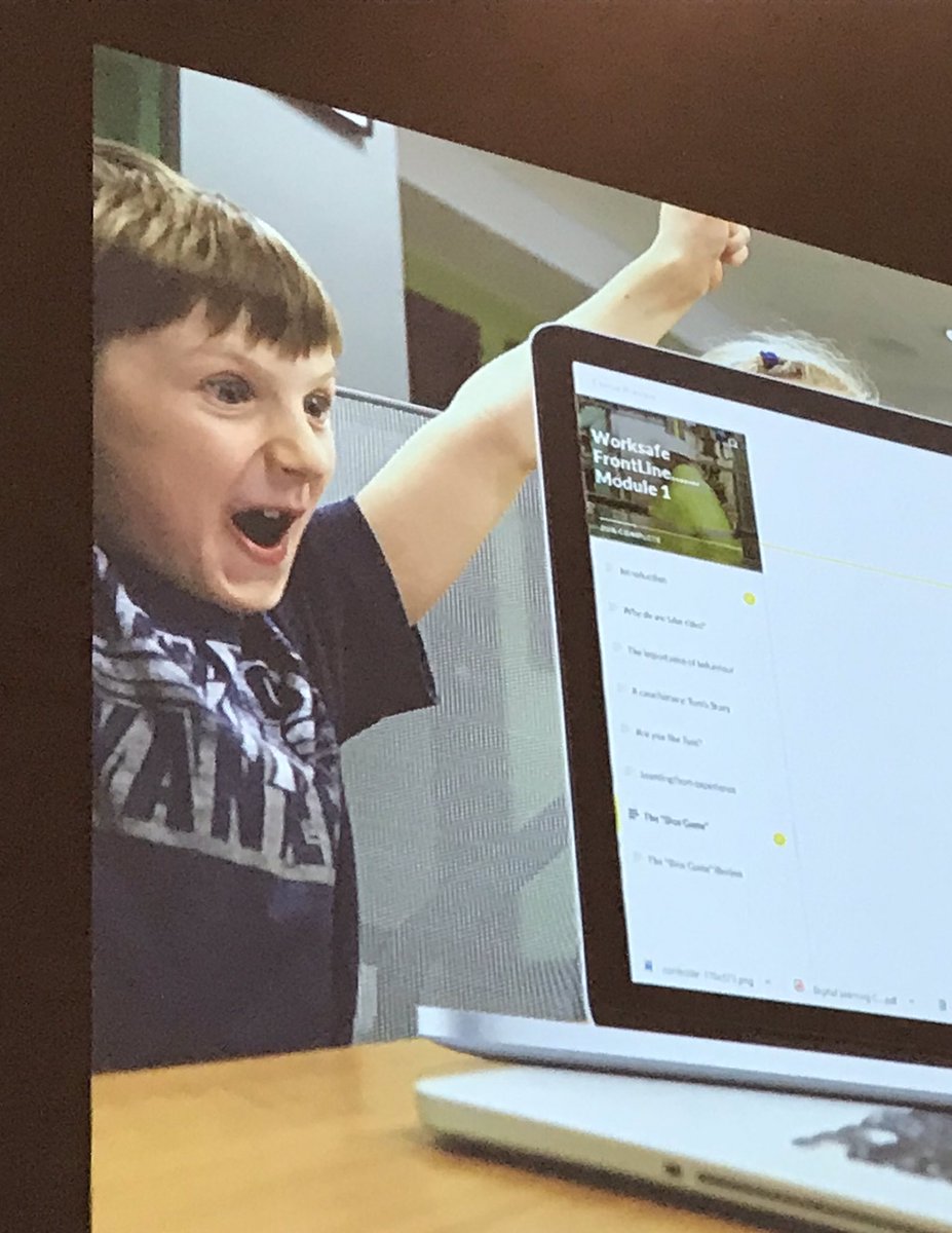 florianbesser's tweet photo. This is what gamification really looks like. Is this the way your employees react?
Thanks @AshleyJRobinson for a great talk! 
#UNLEASH18 #HR #Digitallearning #gamification #elearning https://t.co/hZ5nf6SVUE