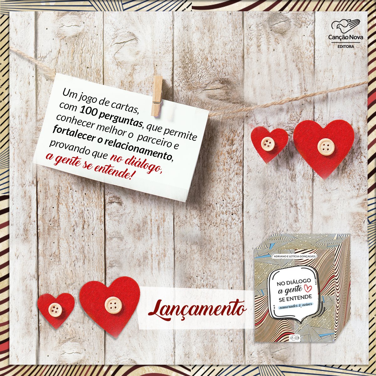 editoracn's tweet image. Caixinha No Diálogo A Gente Se Entende: uma oportunidade incrível e descontraída para provar que o diálogo promove também o amor e o respeito entre o casal. 💑🙌 Acesse: loja.cancaonova.com 📲 #cancaonova #editoracn #noivos #namorados #dialogo #evangelização @adriano_rvj