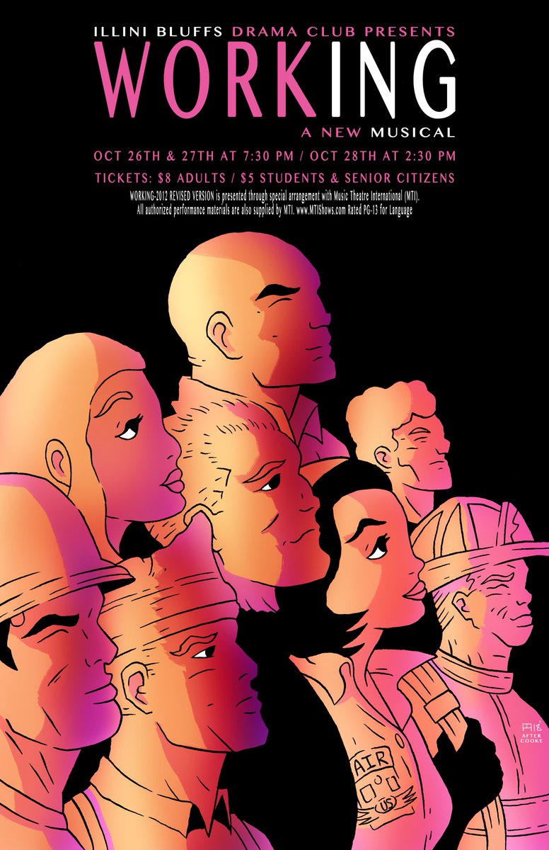 It's show week! We encourage you to support the Arts in your community by attending our production of "Working" this Friday or Saturday at 7:30 or Sunday at 2:30. The show is rated PG-13. #IBTigerPride
