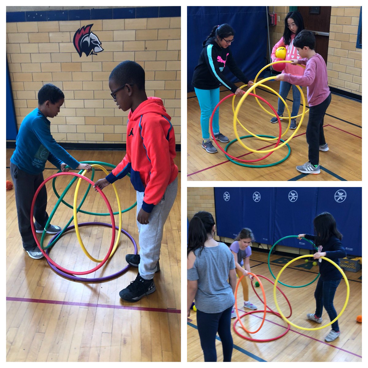 BakerPhysEd's tweet photo. @5KAR_Baker & @5A_Baker building Castles & RELATIONSHIPS in the @baker_school GYM on a rainy, cold day. #CastleBall #BakerPE #TEAMWORK @King_PhysEd https://t.co/1WnA4TAHXb