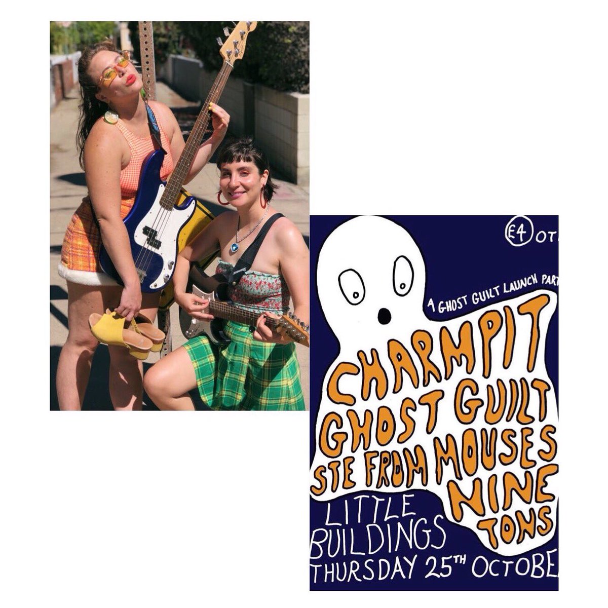 👻💨 BOO BITCHES! 👻💨PLAYING NEWCASTLE TMRW (25/10) w/ <a href="/ghost_guilt/">Ghost Guilt</a> + more!

First gig after our *3 MONTH* gig hiatus! HAUNTING, right? These punks about turned into 🎃z. 

This Halloween, remember the real boogieman - capitalism kills 💰💀 but communism is endless 🍬 candy