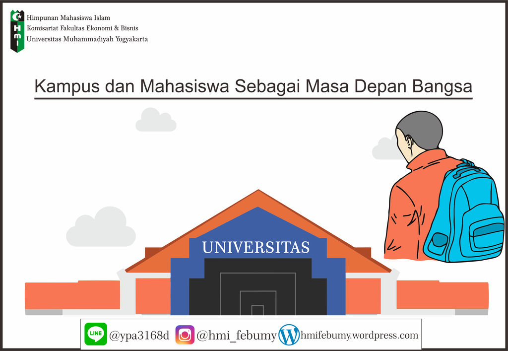 HMIMPO_FEUMY's tweet photo. Kampus dan Mahasiswa Sebagai Masa Depan Bangsa https://t.co/CUo1ioQylc https://t.co/SMbs9ZApXG