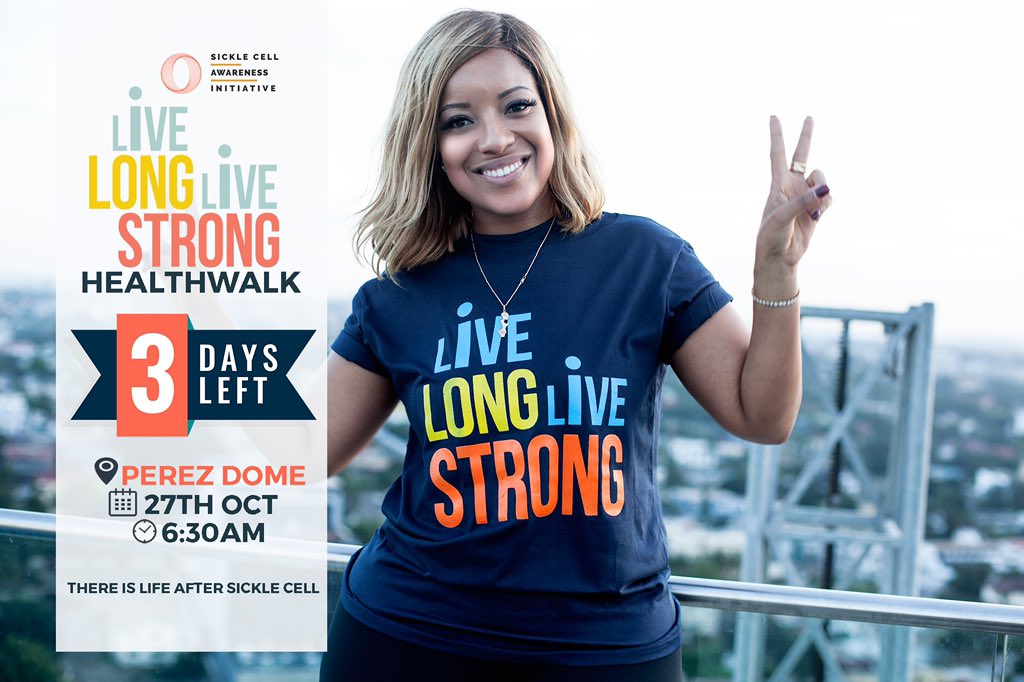Joselyn_Dumas's tweet photo. 🇬🇭🇬🇭🇬🇭🇬🇭🇬🇭🇬🇭🇬🇭🇬🇭🇬🇭🇬🇭🇬🇭🇬🇭
3️⃣ MORE DAYS TO GO ... OCT 27th THIS SATURDAY 6:30am at PEREZ DOME
#SickleCellAwareness Health Walk 
Hope to see you ???

#WeAllWeGot Come Lets Donate Blood, Get Counselled and Save Lives 
#SickleCell #TheyCanLiveForever too https://t.co/xIw0Su6aEh