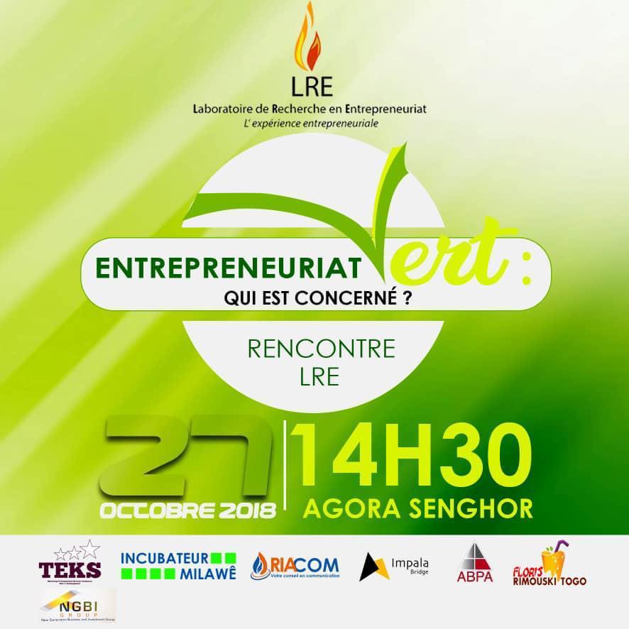 LreTogo's tweet photo. 📆 #LREMeetup - #EntrepreneuriatVert , qui est concerné ?
🕒 14H30 ( Samedi 27/10 )
📍 AGORA Senghor https://t.co/7tpNQnBDIY
