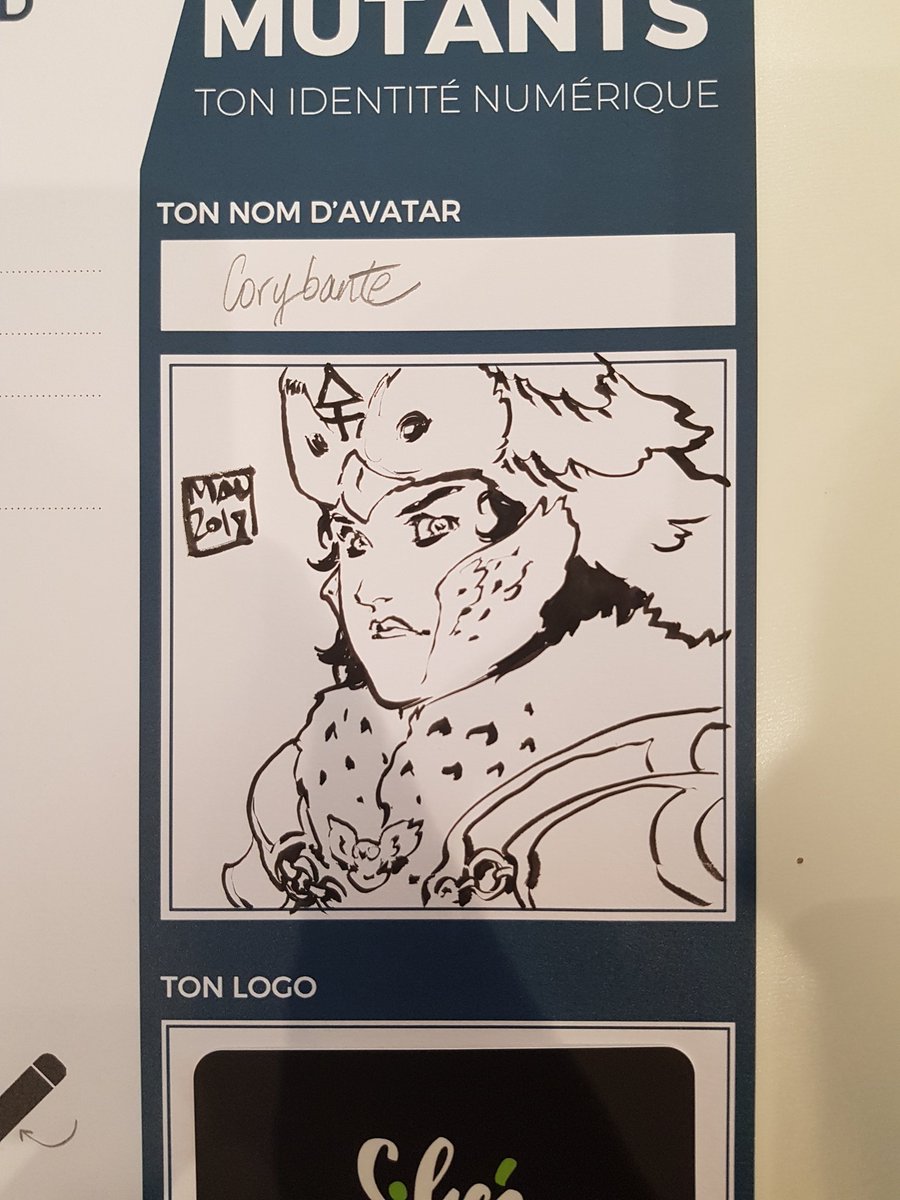 SolveigDC's tweet photo. Je suis au #BlendWebMix et Florent Maudoux vient de dessiner mon avatar #BlendMutant. Florent Maudoux. L'illustrateur de #FreaksSqueele et Funérailles (@AnkamaEditions). J'ai parlé avec lui et je suis pleine de palpitations #fangirl https://t.co/72UU4aFfS2
