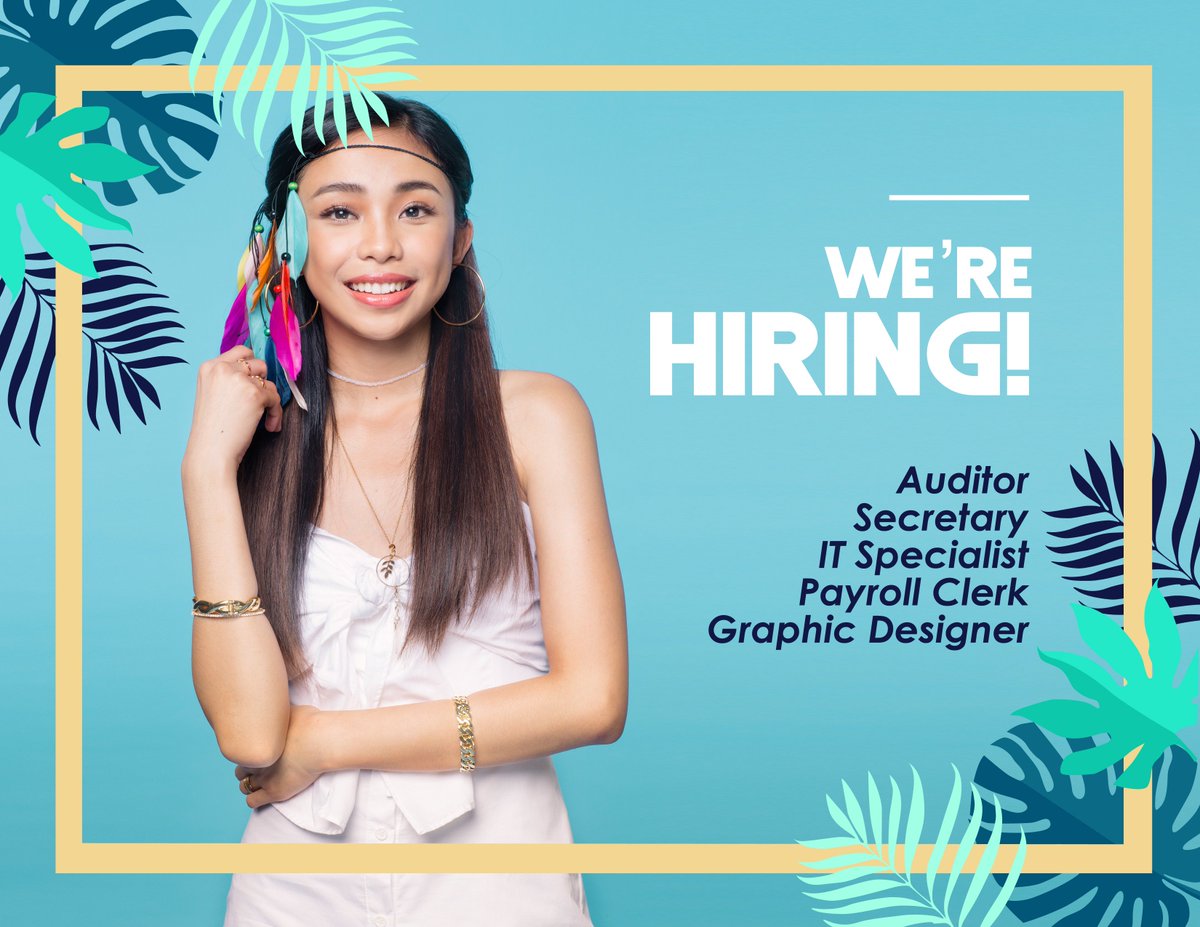 Be part of our growing team and start earning now! 

For interested applicants you may send you resume to 
hrkalininc@yahoo.com or directly contact our HR dept at 532-6698!