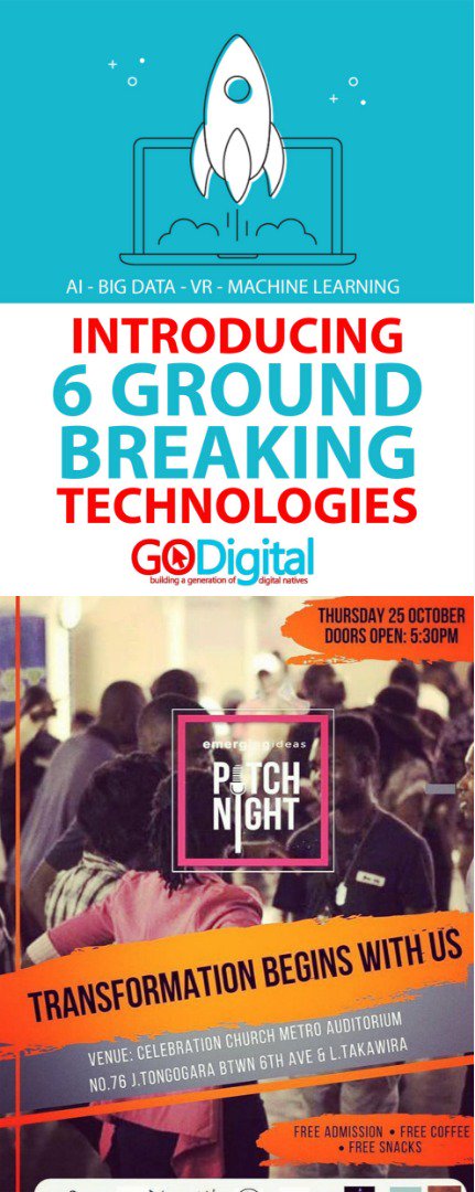 GoDigitalZim's tweet photo. Pitch Night! Yay! Are you up for it? We have good thing coming up for you! 

#DigitalMarketing #PitchNight @techvillagezw https://t.co/S5TRdlg3ju