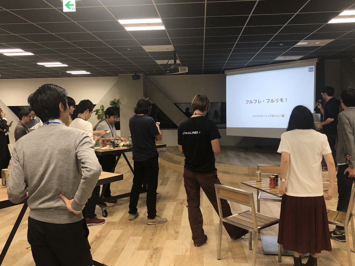 SeleckOfficial's tweet photo. LTの先頭バッターはクラウドワークスの太田さまです!@CrowdWorksjp
フルフレ・フルリモ!クラウドワークスさんのエンジニアは子持ちが多いらしい(豆知識
#exlab https://t.co/tsSUHDYDxW