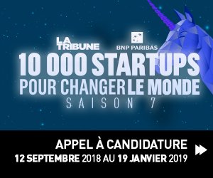 [#10000STARTUPS] 🚀
LADIES &amp; GENTLEMEN !
SAISON 7 ÉPISODE 1 - APPEL A CANDIDATURE
En partenariat avec <a href="/LaTribune/">La Tribune</a> <a href="/LaTribuneEvents/">La Tribune Evénements</a> ; 
Vous êtes entrepreneur et vous avez un projet qui va changer le monde ? Candidatez dès maintenant au concours ➡️bit.ly/2NrRniF