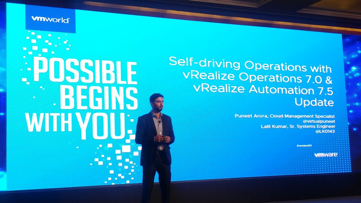 ready_kps9's tweet photo. Automation self drive operations session given by @virtualpuneet at #vForumIN #Vforum2018 #vexpertsindia @vmug_delhi https://t.co/Ey1UPHAn8X