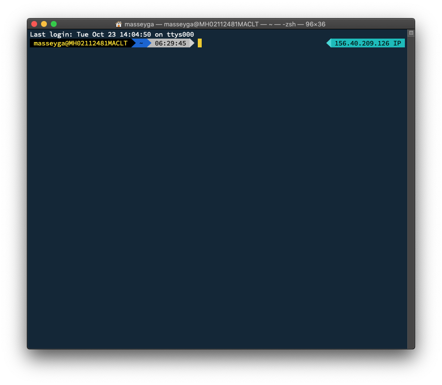 itsgerrrd's tweet photo. I used to make fun of my dad for using the command line for everything. Boy was I naive. 🤣 #bash #cli #IT #scripting #apple #ohmyzsh #zsh #powerlevel9k https://t.co/EsbUdpbwjT
