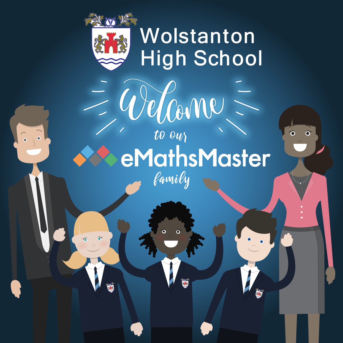 eMathsMaster's tweet image. Welcome @WolstantonHigh to the eMathsMaster family! We look forward to helping your school achieve the best maths results possible. 🚀📈🥳🙏 @ShawTrust