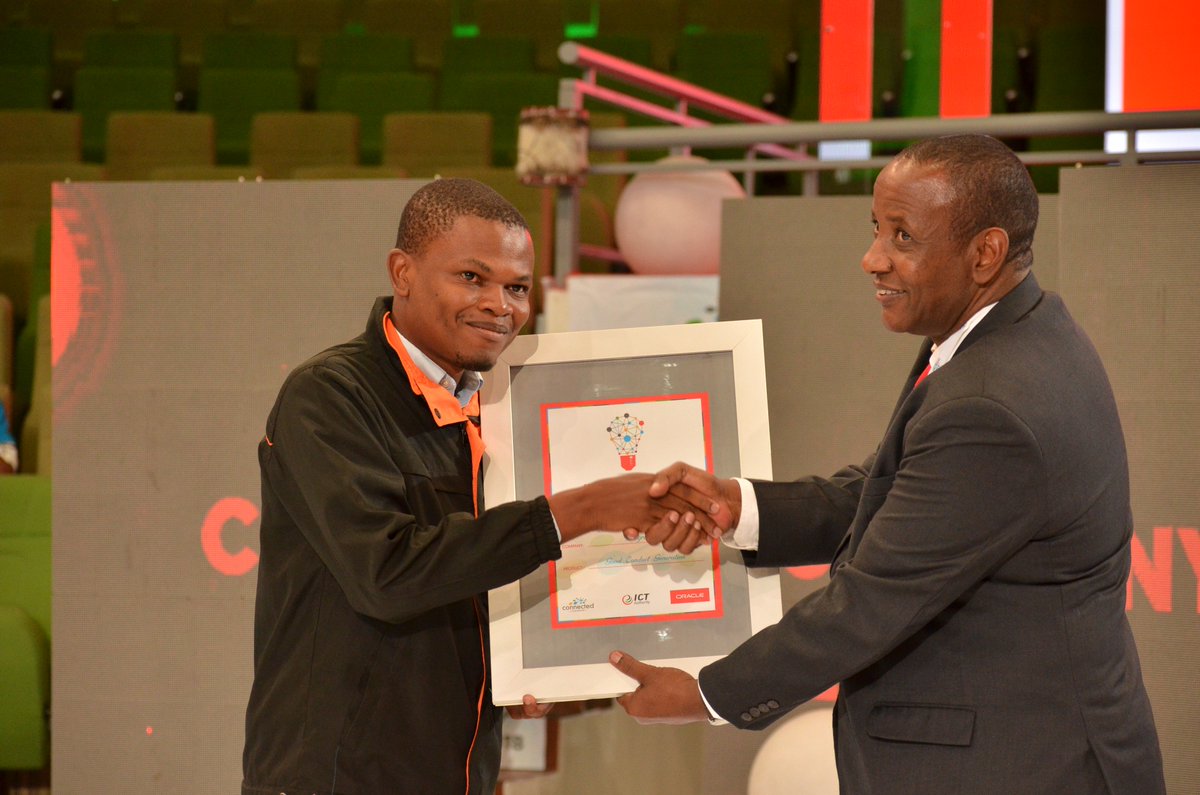 ICTAuthorityKE's tweet photo. ICTA, with the Good Conduct Generation product, is the winner of the Social Equity Award category! Well done! The winners are graduates of the PDTP program. #2018ConnectedSummit #2018InnovationAwards https://t.co/RQFluvOUDk