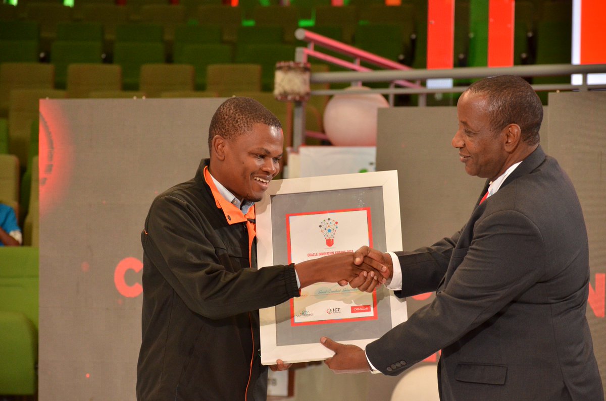 ICTAuthorityKE's tweet photo. ICTA, with the Good Conduct Generation product, is the winner of the Social Equity Award category! Well done! The winners are graduates of the PDTP program. #2018ConnectedSummit #2018InnovationAwards https://t.co/RQFluvOUDk