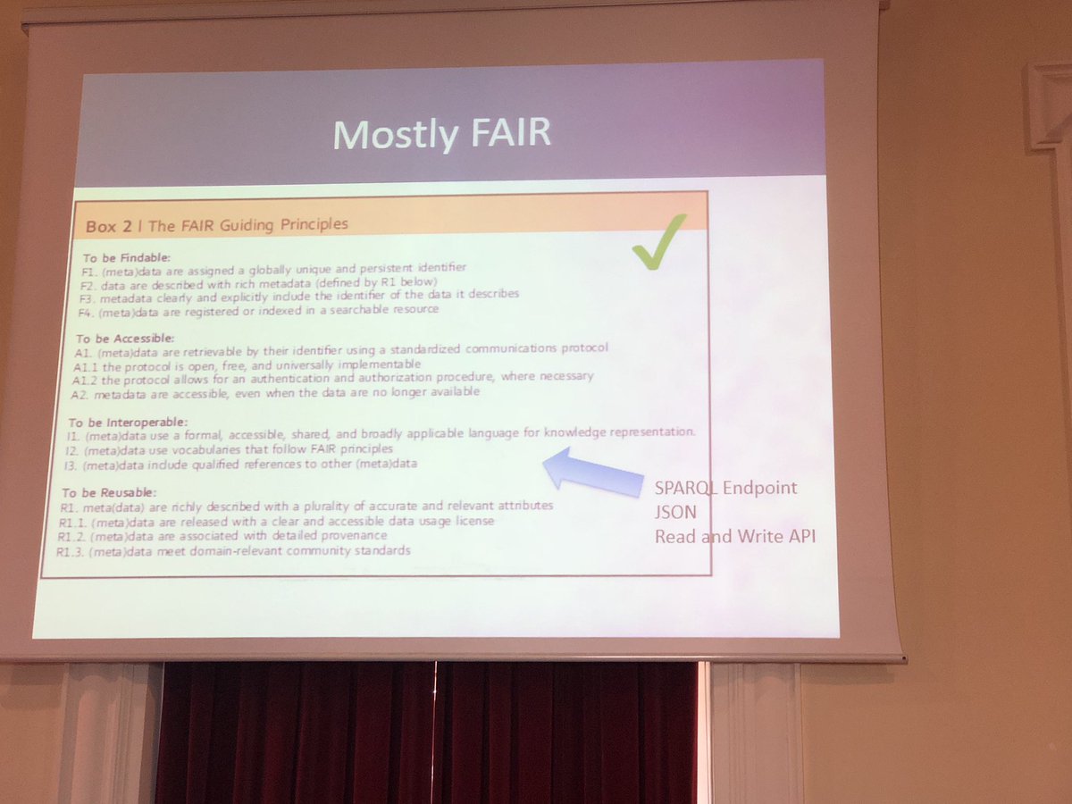 SSirarat's tweet image. Mostly FAIR is FAIR enough because maybe we do not need to be completely FAIR - valued lesson learnt from @CaroleAnneGoble at @NETTABWorkshops #NETTAB2018 #FAIRdata presenting @ELIXIREurope with @FAIRDOM_eu SEEK platform and @elixirnorway Digital Salmon Project