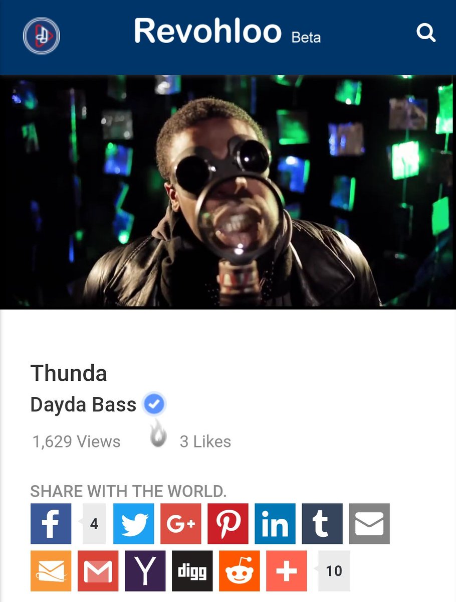 Revohloo's tweet image. Join Us Today At Revohloo.com Upload A H💥T #MusicVideo &amp;amp; Get Your Revohloo #Account #Verified Today For #ZeroCost!

Thunda by @DAYDABASS 
Watch▶revohloo.com/Revohloo/Play/…

Get Verified Today