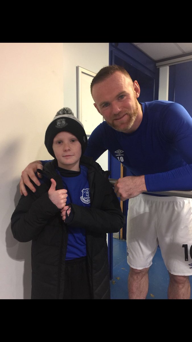 <a href="/WayneRooney/">Wayne Rooney</a> Happy Birthday!!! Thank you for making me boys dream come true. ⚽️💙💛
