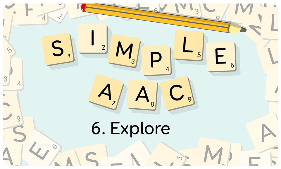 ThinkSmartbox's tweet photo. Exploration and creative play help build foundations for language. It’s important to give #AAC learners time to explore the grids they are using #simpleaac #AACAware2018
https://t.co/qSlp6WTKSi https://t.co/cisbRW065A