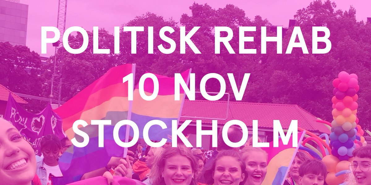 Känner du som vi att efter en fartfylld och intensiv valrörelse blev det plötsligt väldigt tomt den 10 september? Inga problem! 
Nu bjuder vi in till Unga Feministers politiska rehab, en dag då vi samlas och organiserar oss. Läs mer och anmäl dig här:
ungafeminister.se/press/nyheter/…