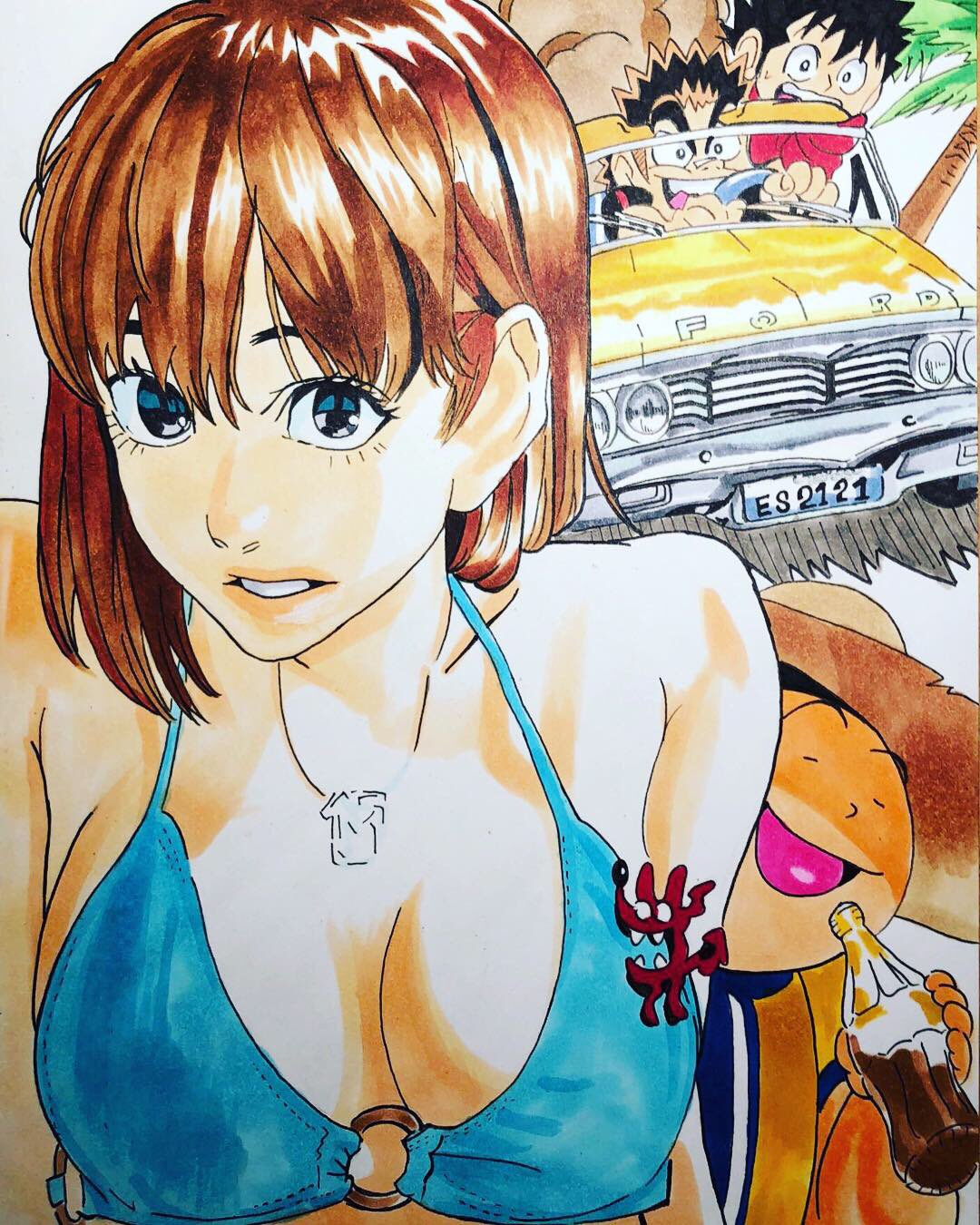 しんちゃん A Twitter またまたアイシールド21 アイシールド21 姉崎まもり 雷門太郎 モンタ 小早川瀬那 セナ 栗田良寛 ビキニ 夏 少年ジャンプ 絵描きさんと繫がりたい アメフト アメ部