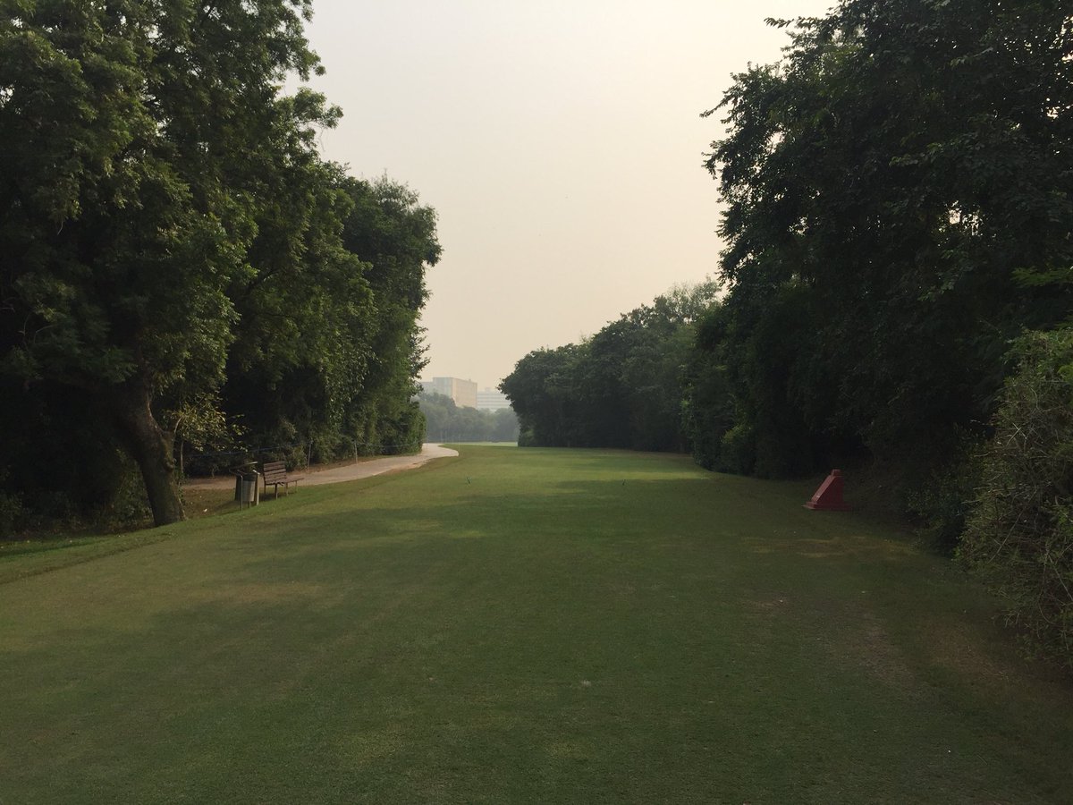 Great to be back at Delhi GC after not playing the last couple of years. One of the most unique and challenging courses on tour. #hitemstraight