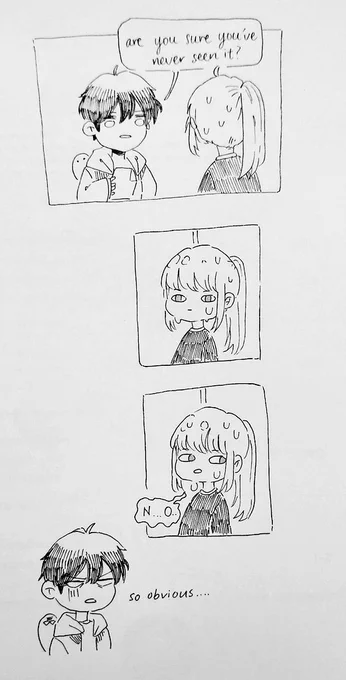 questioning round 2..? I tried doing panels instead bc I wanted to put in convo! #inktober2018 